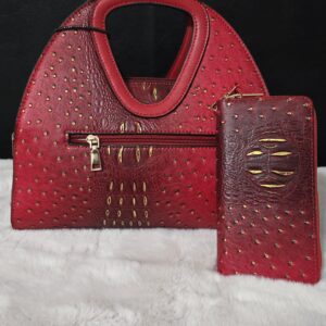 Set de Bolso y Cartera para Mujer. - Color Rojo Elegante