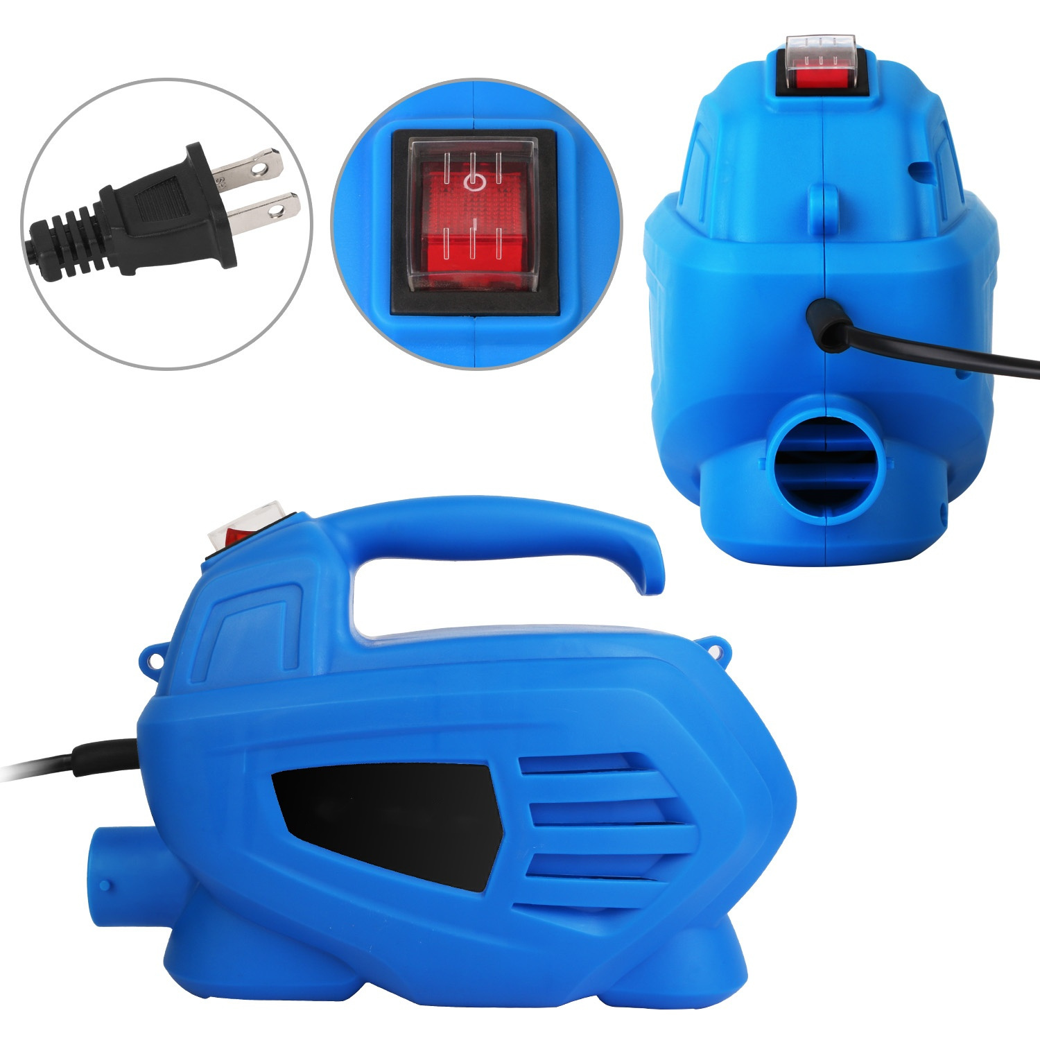 800ML Paint Sprayer 650W Paint Sprayer 800ML,minimum Output HVLP Oil Primer Water Spray, With 3 Spraying Modes Motor And Removable Container - Imagen 7