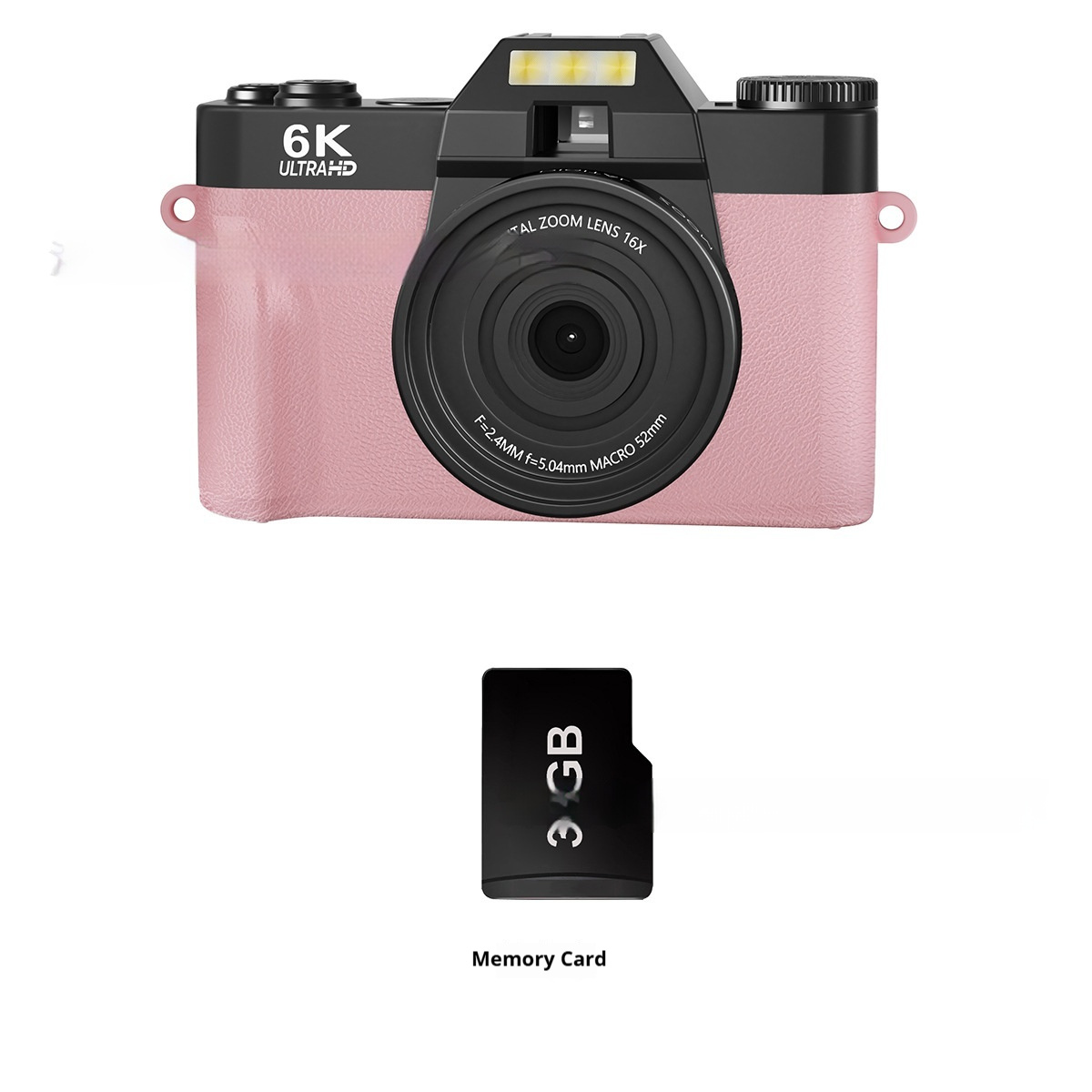 6K HD Digital Camera Mirrorless Camera Retro - Imagen 2