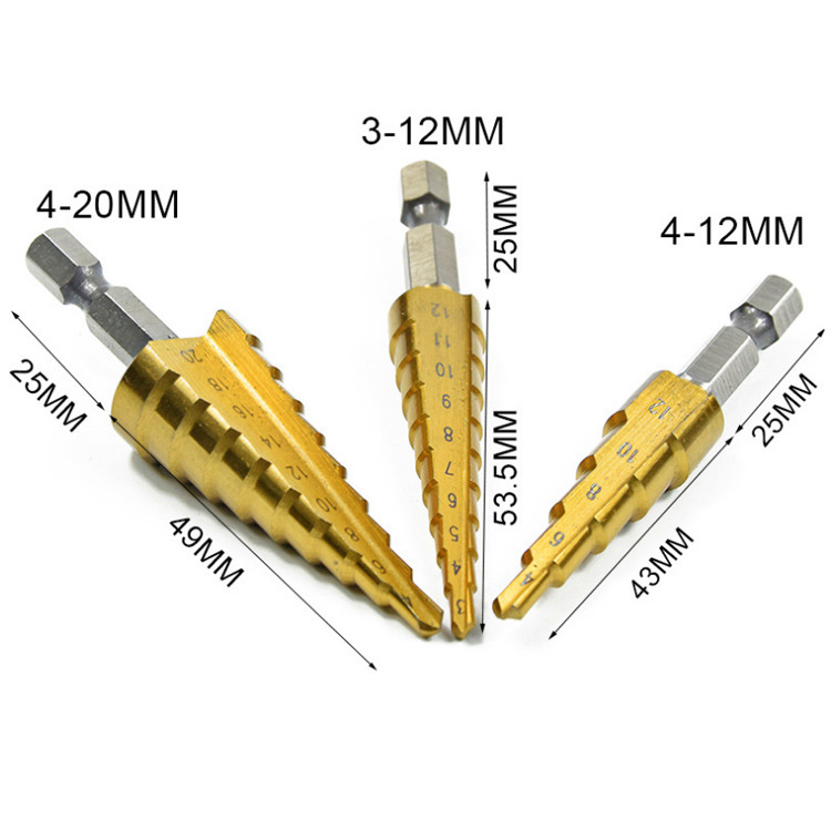 Step Drill Pagoda Drill Step High Speed Steel Drill Bit - Image 5