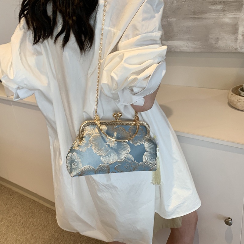 Chinese Style Textured Cheongsam Bag Womens - Image 3
