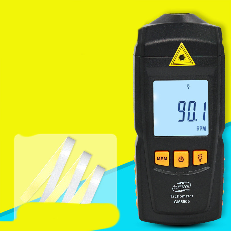 GM8905 Digital Tachometer Photoelectric Motor - Imagen 5