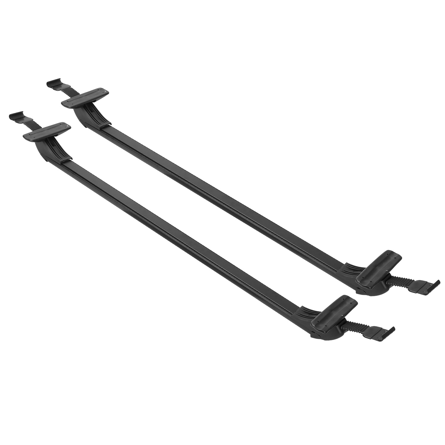 2PCS Universal 110cm 43-inch Car Roof Rack Cross Bar With Anti-Theft Lock Adjustable Window Frame For Bike Kayak Cargo Luggage - Imagen 4