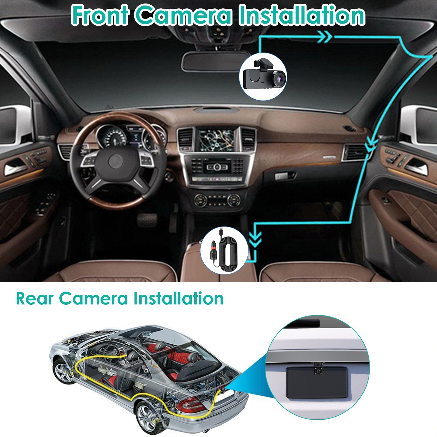 3-channel Car Camera With 32GB MMC Card - Image 10