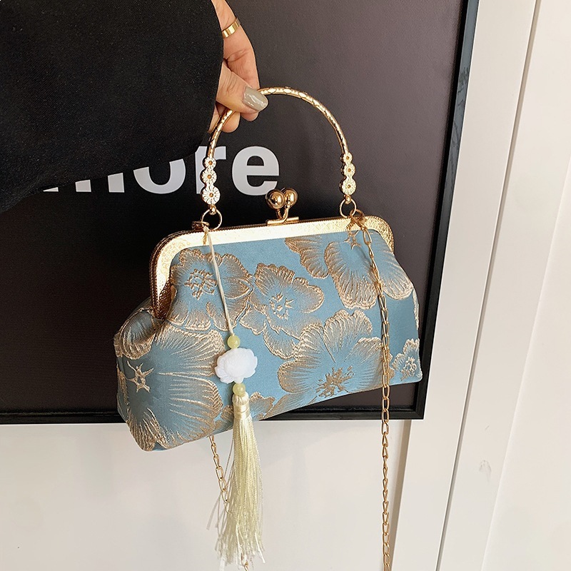 Chinese Style Textured Cheongsam Bag Womens - Image 4