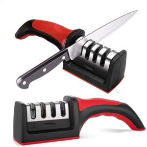 1-Pack Knife Sharpener Tool - Super Bowl Prep Edge Maintenance For Slicing Meats & Vegetables