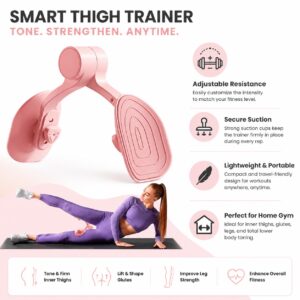 Thigh Stretch Inner Thigh Toner & Leg Exerciser For Women Men Home Workout Portable Fitness Equipment For Core Lower Body Strength Training