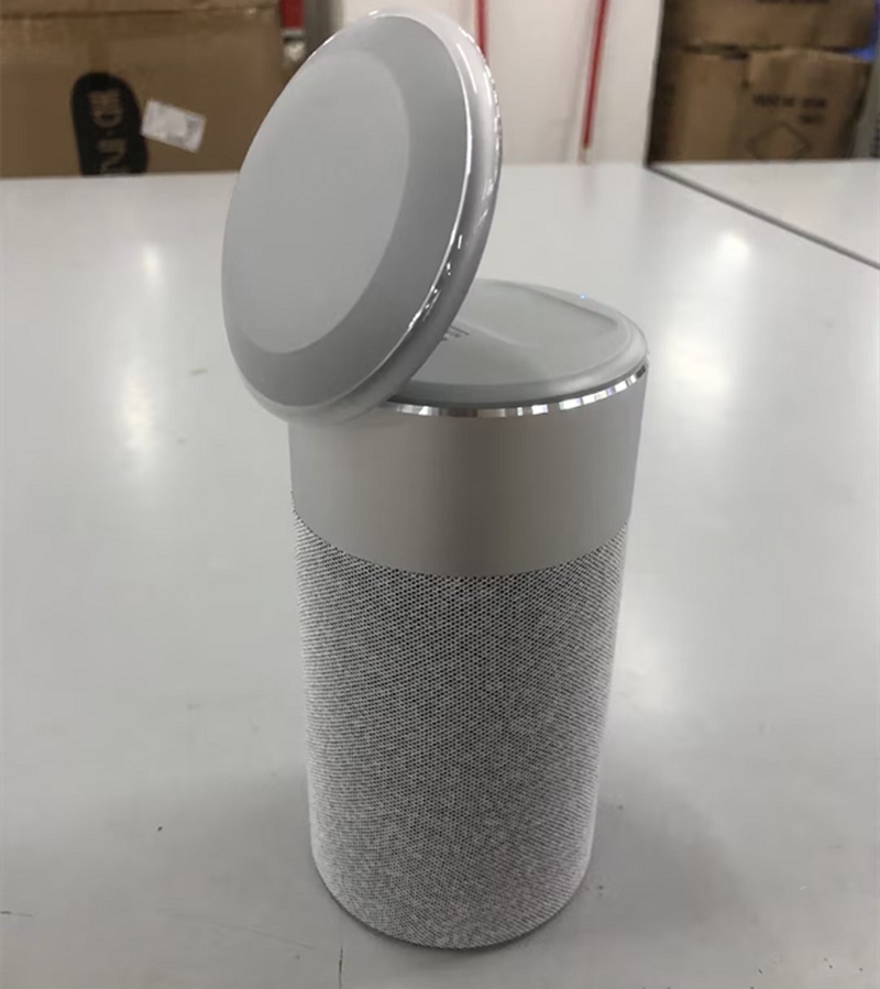 3 In 1 Multi-Function IPhone And AirPods Wireless Charger Portable Bluetooth Speaker With Touch Lamp For Home And Office - Image 5