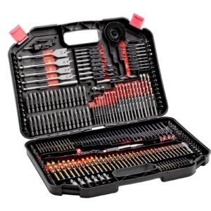 Drill Bit Set 246PCS Screwdriver Bit Set With Carrying Case Multi-purpose