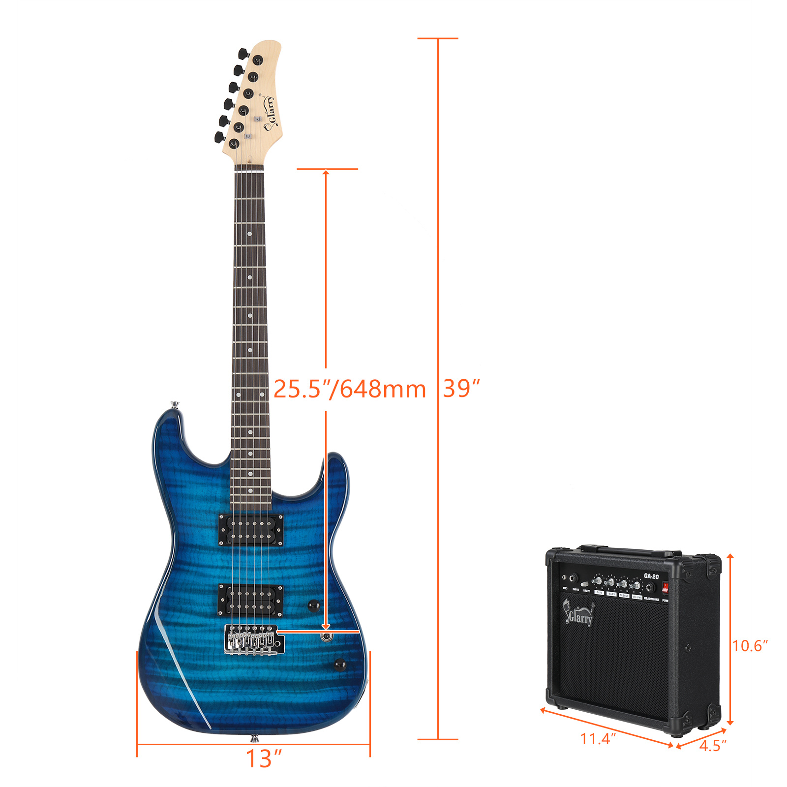 ST Electric Guitar, Speaker Set - Imagen 4