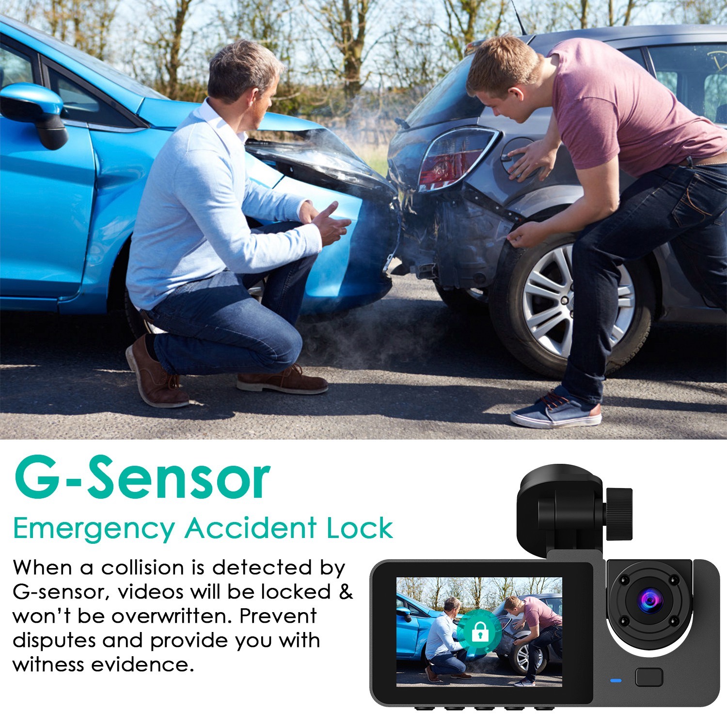 3-channel Car Camera With 32GB MMC Card - Image 6