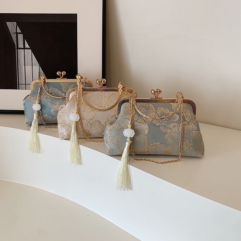Chinese Style Textured Cheongsam Bag Womens - Image 5