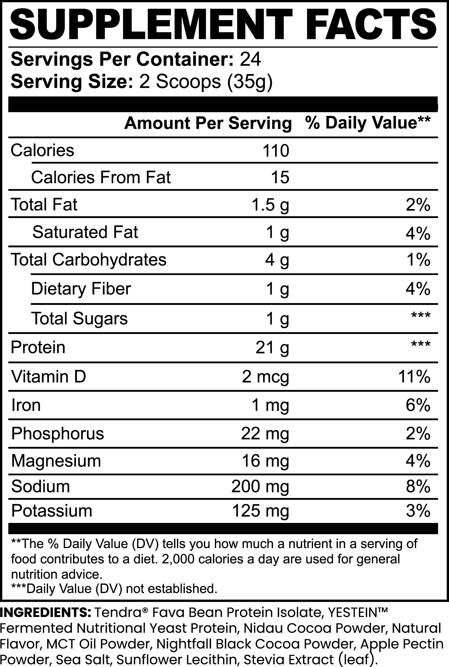 Plant Protein Chocolate 21g Protein, Muscle Recovery, Weight Management, And Digestive Support - Imagen 3
