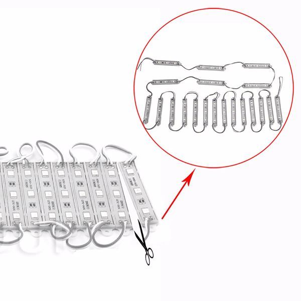 LED Waterproof Module Light, One Board With 60 Lights And 10ft White Light, Not Shipped On Weekends - Imagen 4