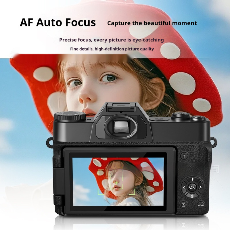 6K HD Digital Camera Mirrorless Camera Retro - Imagen 7