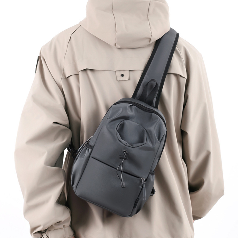 Men's Oxford Cloth Splash-proof Shoulder Crossbody Chest Bag - Image 3