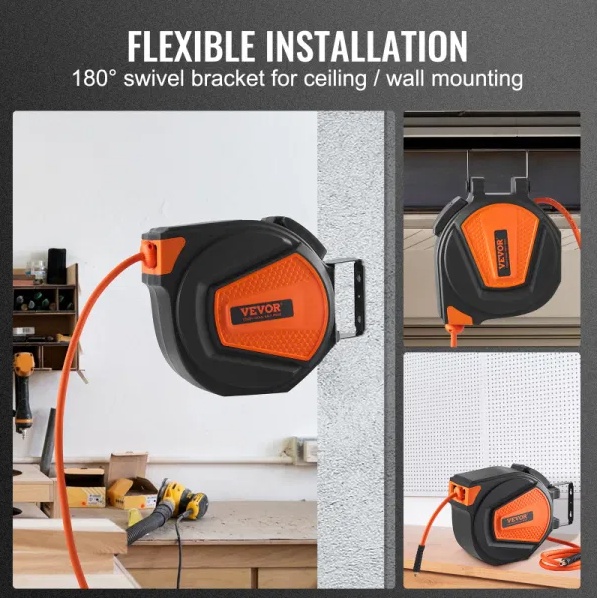 VEVOR Retractable Air Hose Reel - Image 5