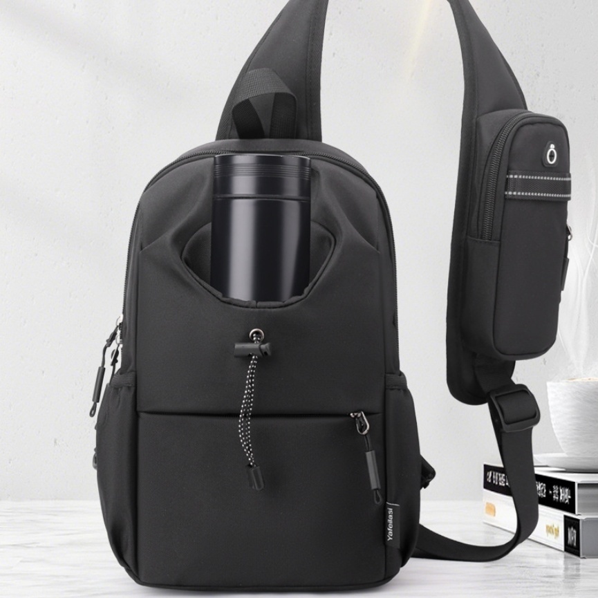 Men's Oxford Cloth Splash-proof Shoulder Crossbody Chest Bag - Image 10