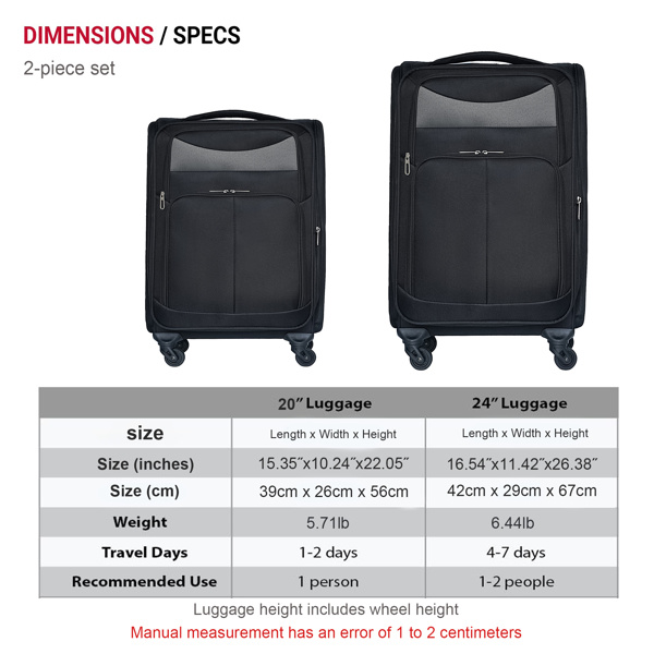 Oxford Cloth Suitcase - Imagen 6