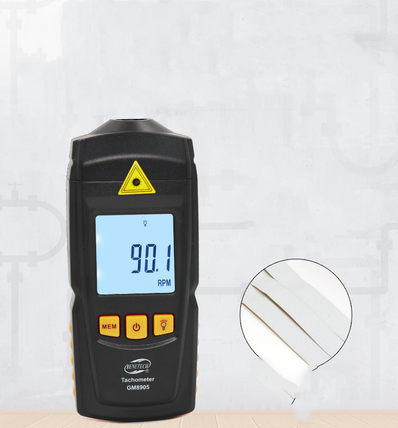 GM8905 Digital Tachometer Photoelectric Motor - Imagen 4