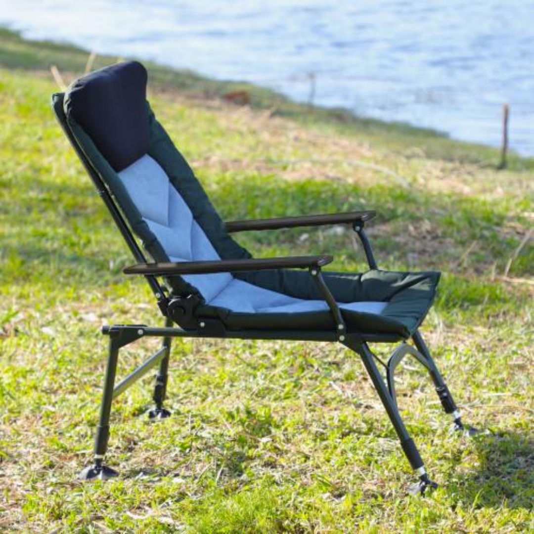 Camping Lounge Chair With Removable Footrest - Imagen 9