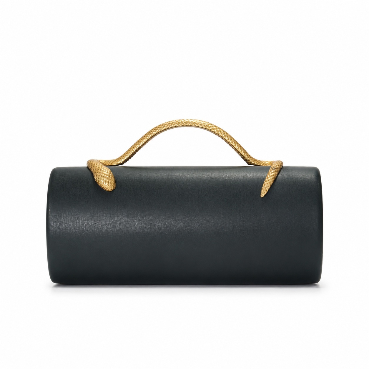 Womens Handbag PU Leather Light Luxury High-end Snake-pattern Metal Evening Bag - Image 3