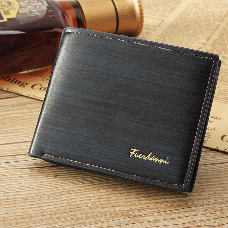 Men's Bifold Leather Credit ID Card Holder Wallet Billfold Purse Clutch Billfold - Image 3