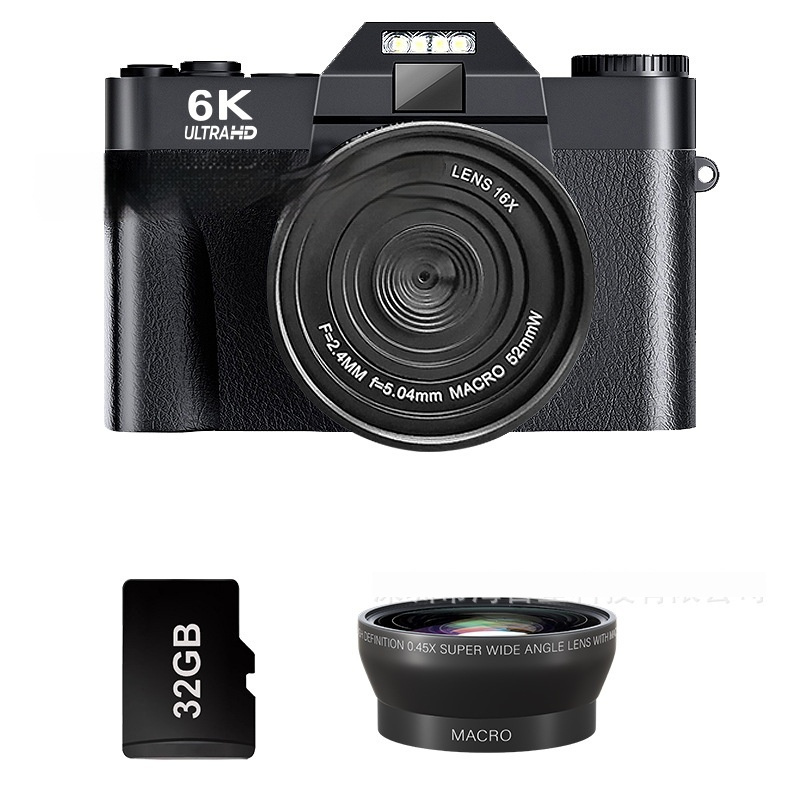 6K HD Digital Camera Mirrorless Camera Retro - Imagen 4