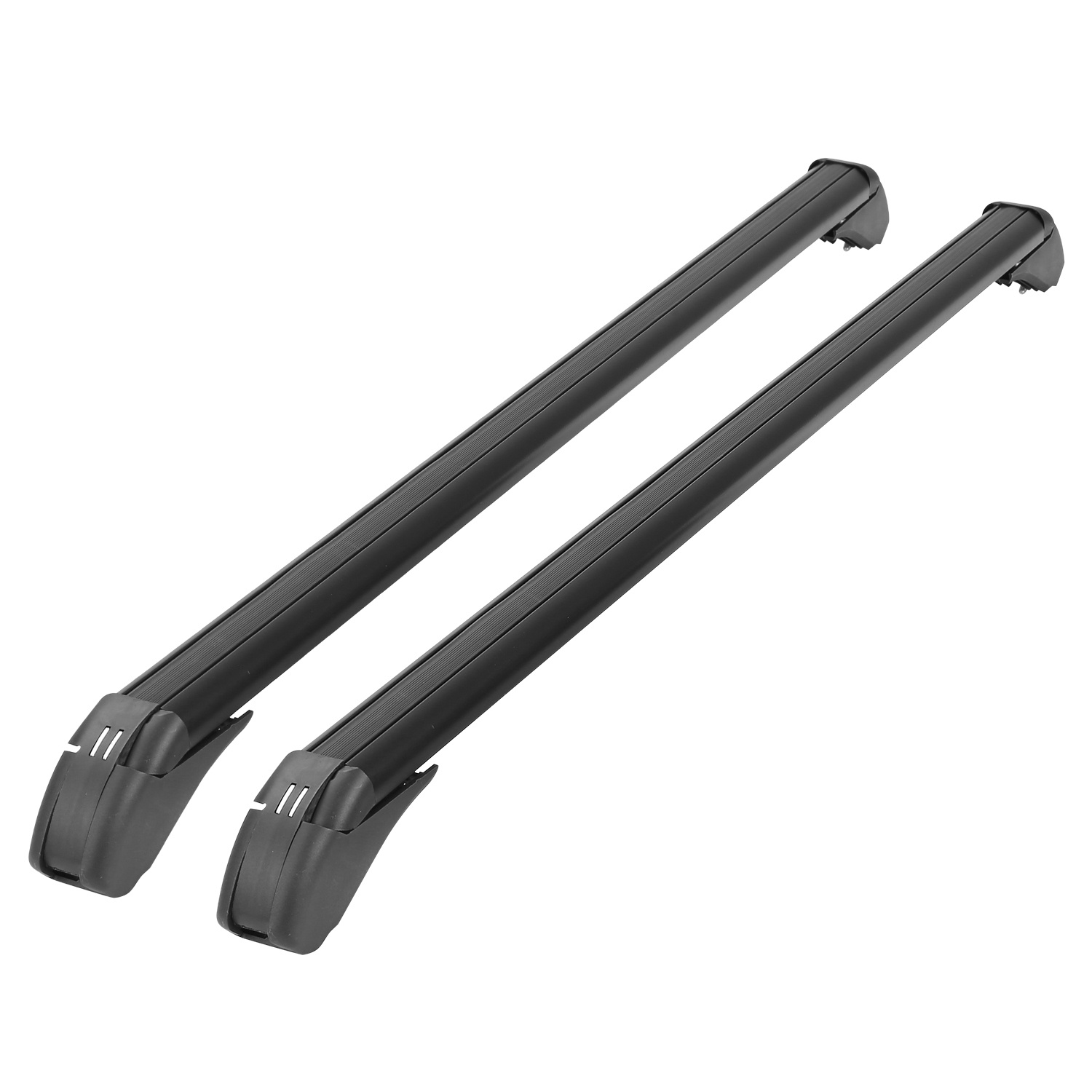 2PCS Universal 110cm 43-inch Car Roof Rack Cross Bar With Anti-Theft Lock Adjustable Window Frame For Bike Kayak Cargo Luggage - Imagen 9