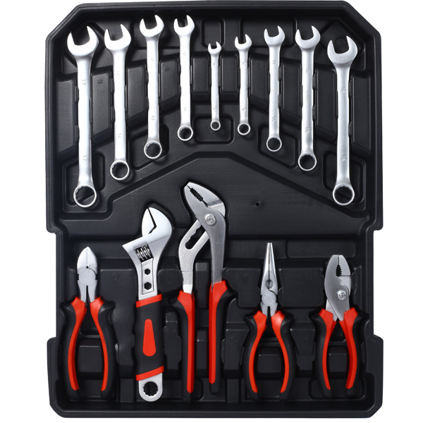 899 Piece Men's Home Repair Tool Set With 4 Drawers Tool Box Organizer - Imagen 8