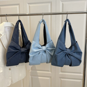 Denim Commuter Bag Large Capacity Trendy And Stylish Single-shoulder Design