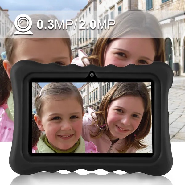 Shock-resistant Silicone Snap-on Case With Stand For 7' Tablets - Imagen 10